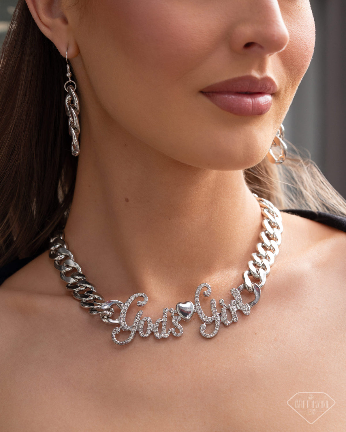 Coming Soon - Shimmery Self-Worth - White - Paparazzi Choker Necklace