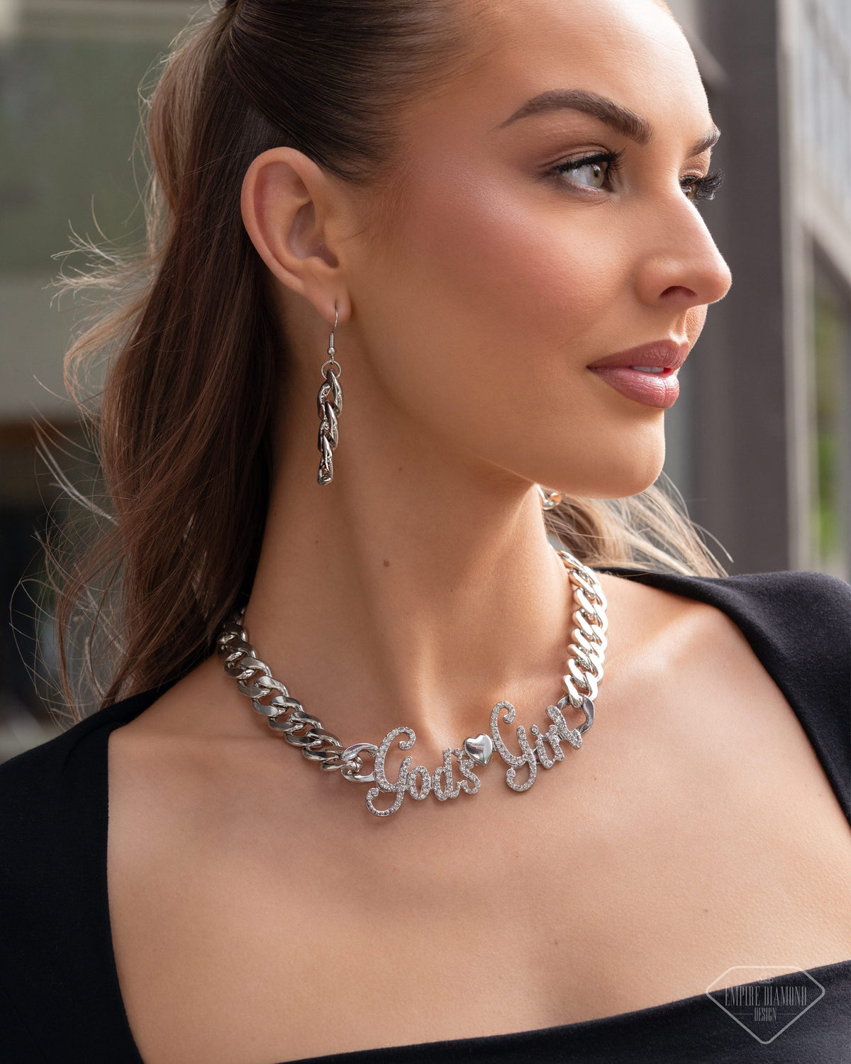 Coming Soon - Shimmery Self-Worth - White - Paparazzi Choker Necklace