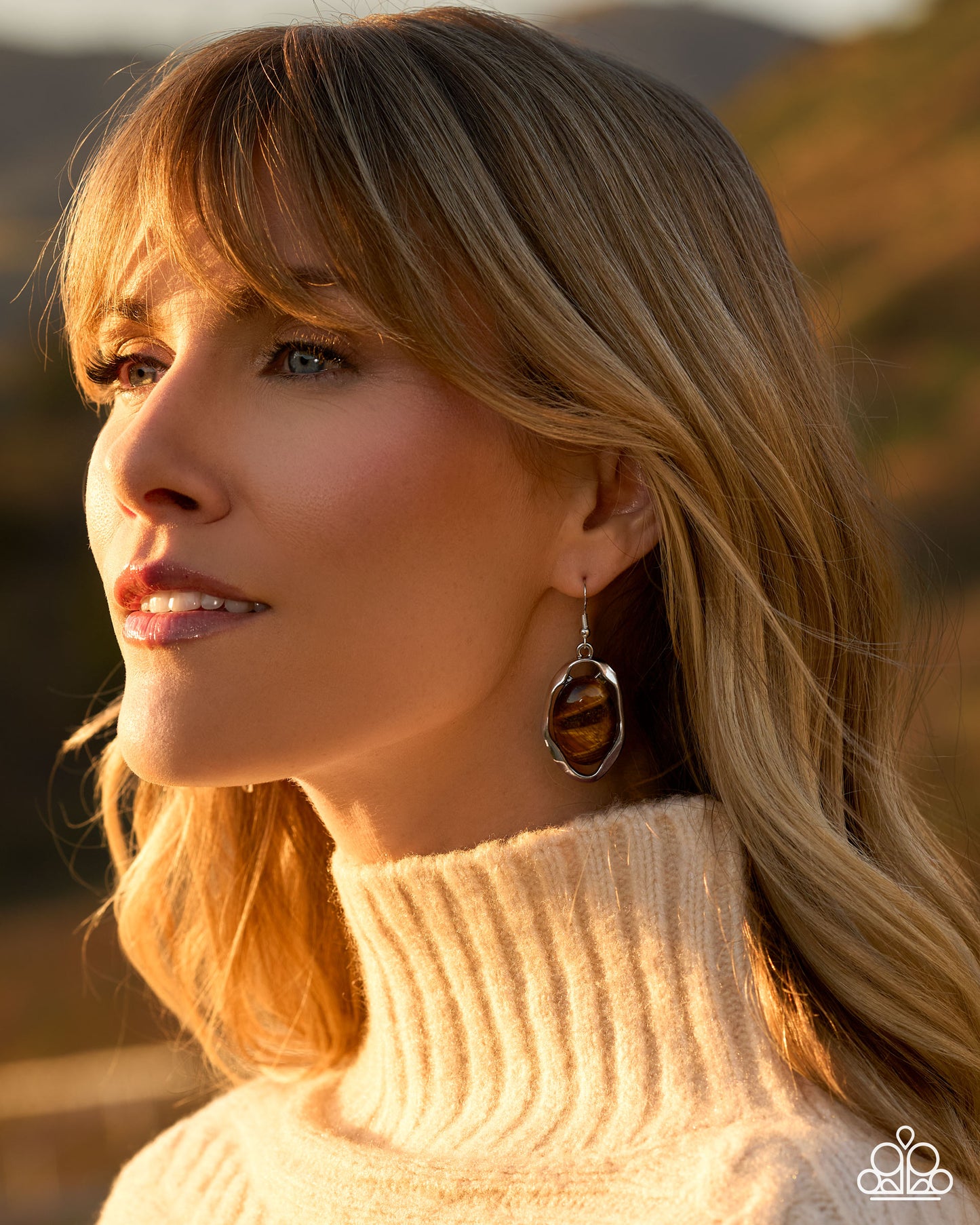 Coming Soon - Stony Song - Brown - Paparazzi Fish Hook Earrings