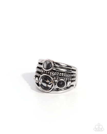 Coming Soon - Out of BANDS - Black - Paparazzi Ring
