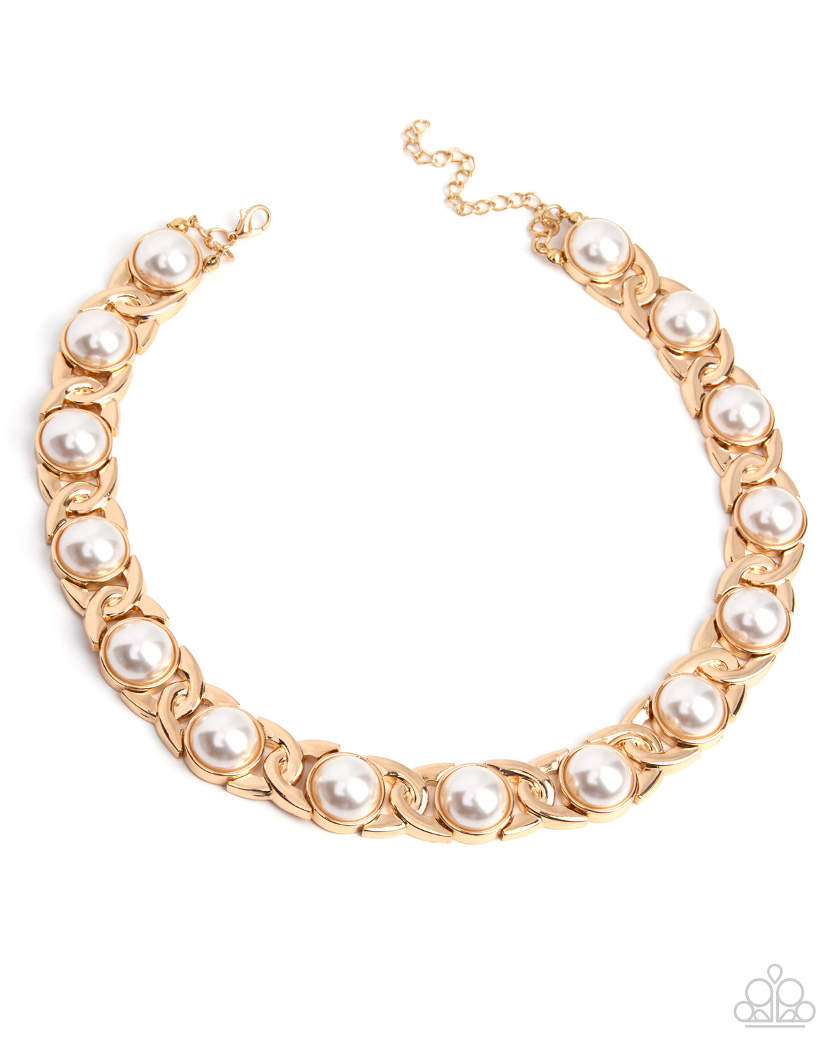 Poised Parade - Gold - Paparazzi Choker Necklace
