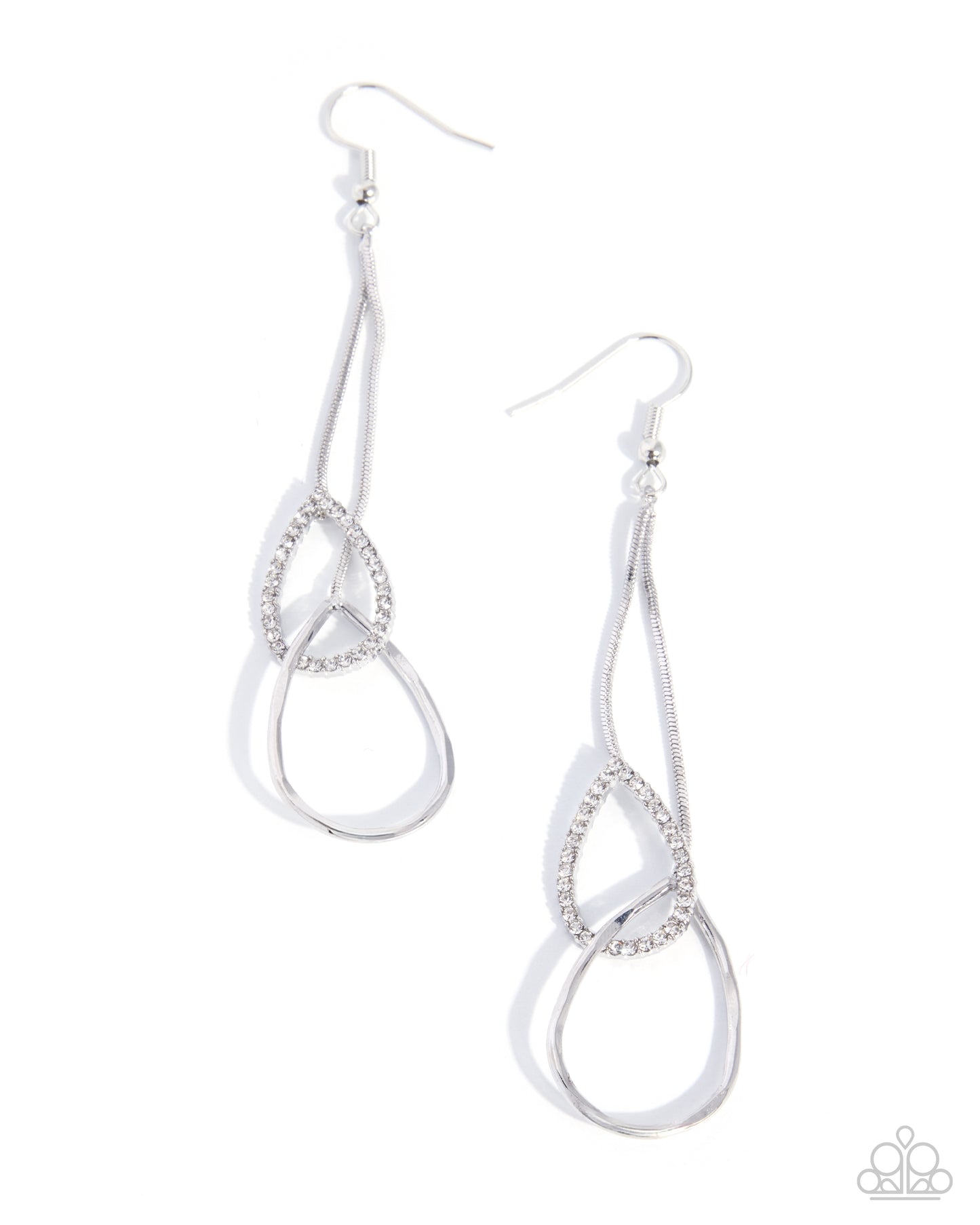 Coming Soon - Teardrop Teacher - White - Paparazzi Fish Hook Earrings