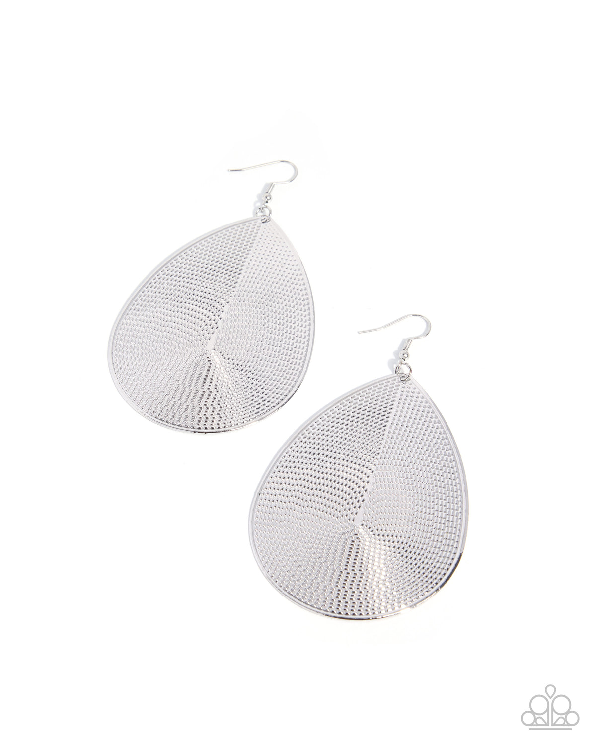 Coming Soon - Stamped Sensation - Silver - Paparazzi Earrings