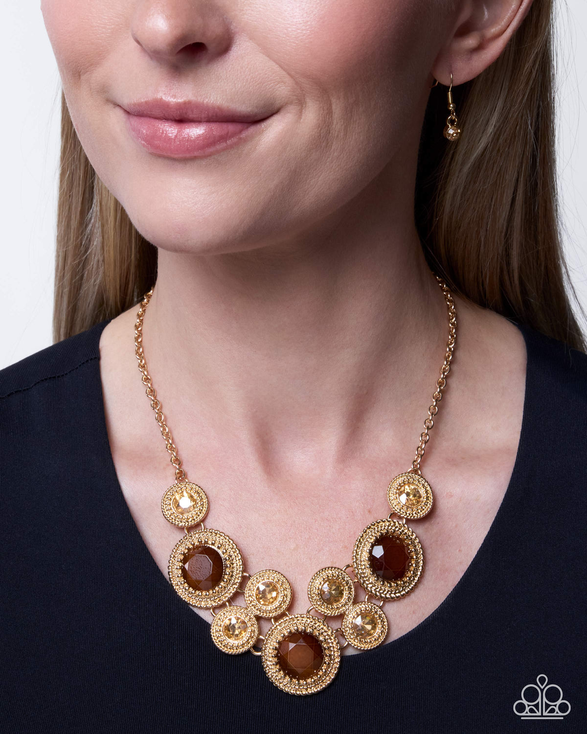 Ornate Opera - Brown - Paparazzi Necklace