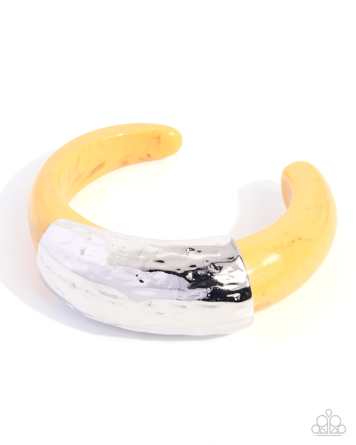 Memorable Motif - Yellow - Paparazzi Cuff Bracelet