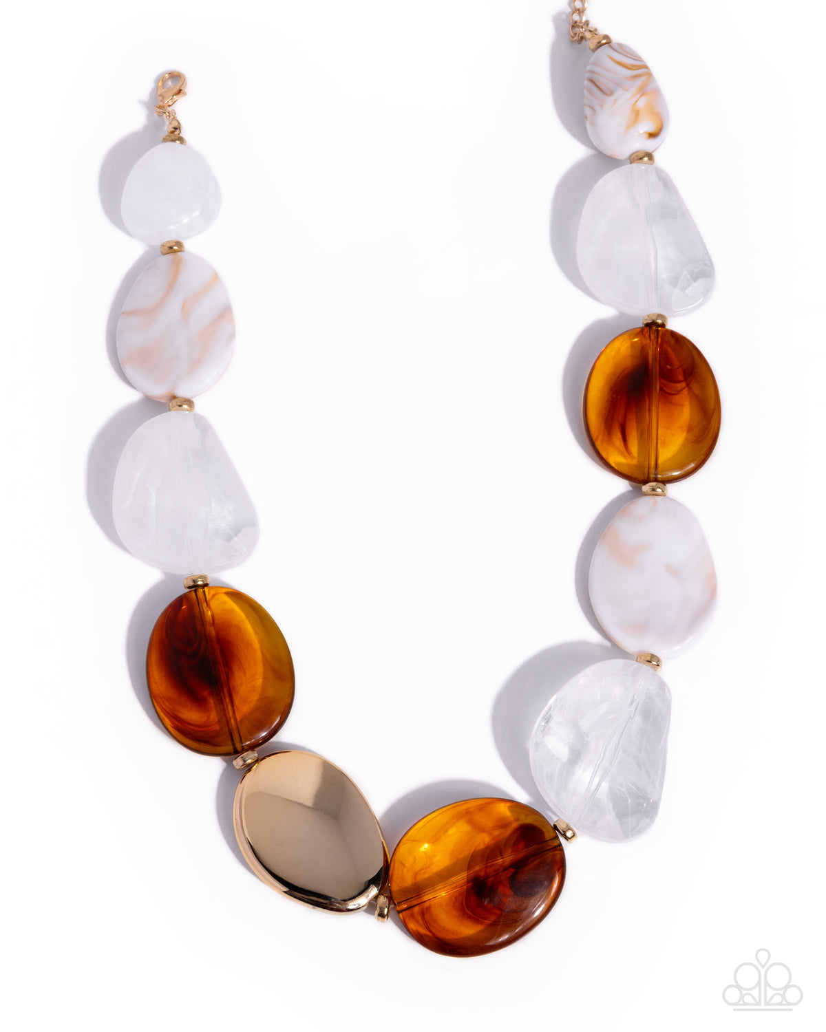 Coming Soon - Stunning Spirals - Brown - Paparazzi Necklace