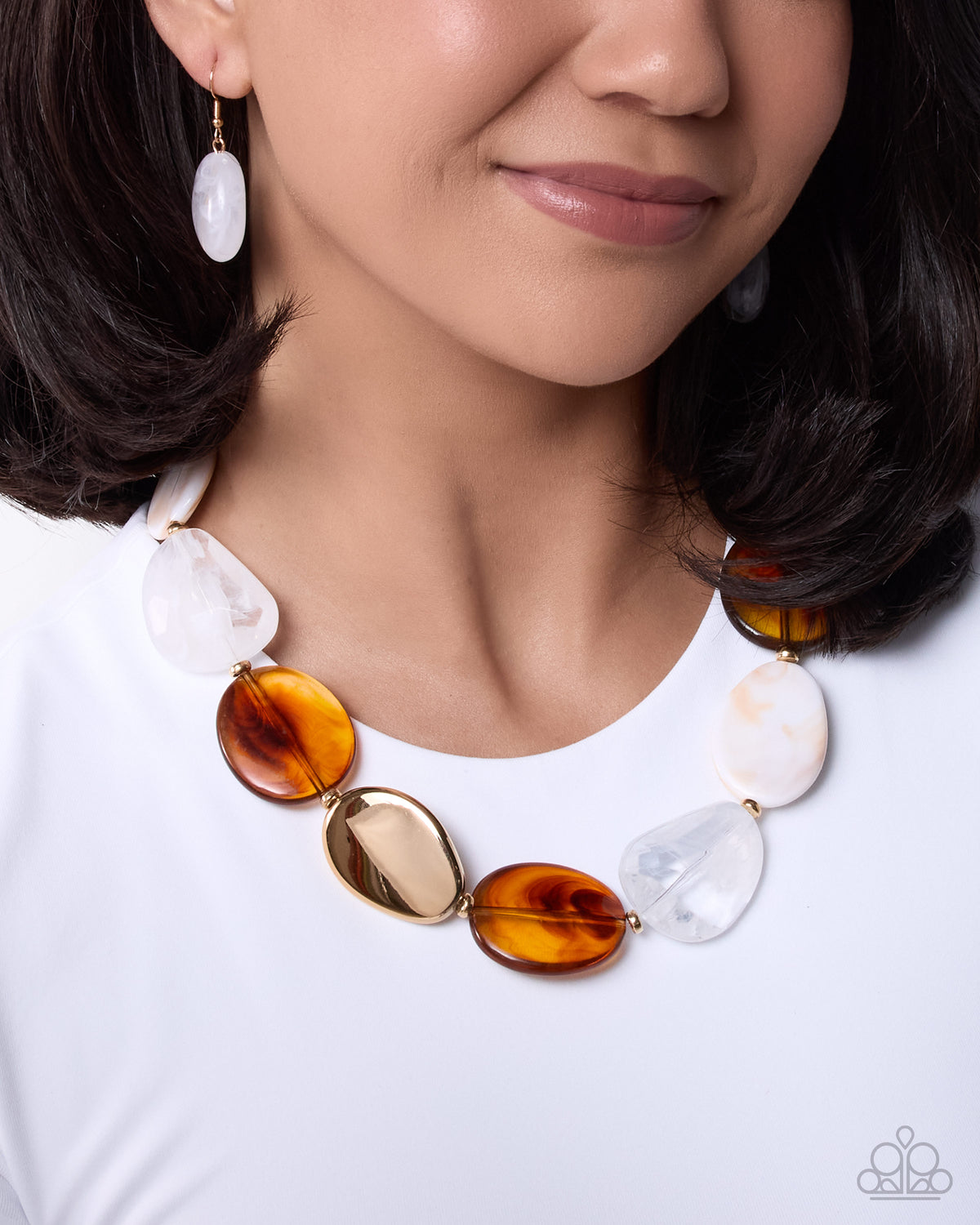 Coming Soon - Stunning Spirals - Brown - Paparazzi Necklace
