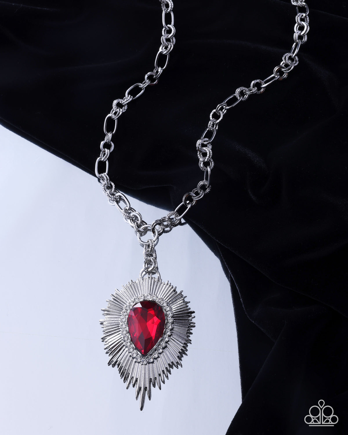 Sunburst State - Red - Paparazzi Necklace