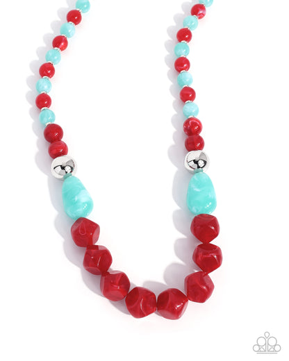 Coming Soon - Promising Profession - Red - Paparazzi Necklace