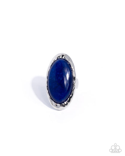 Idealistic Intrigue - Blue - Paparazzi Ring