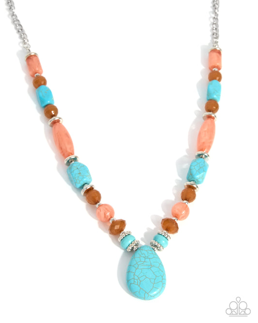 Coming Soon - Stony Suite - Blue - Paparazzi Necklace
