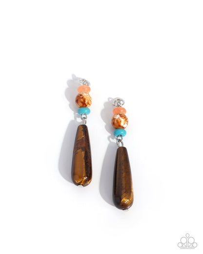Changeable Convention - Multi - Paparazzi Earrings Charm