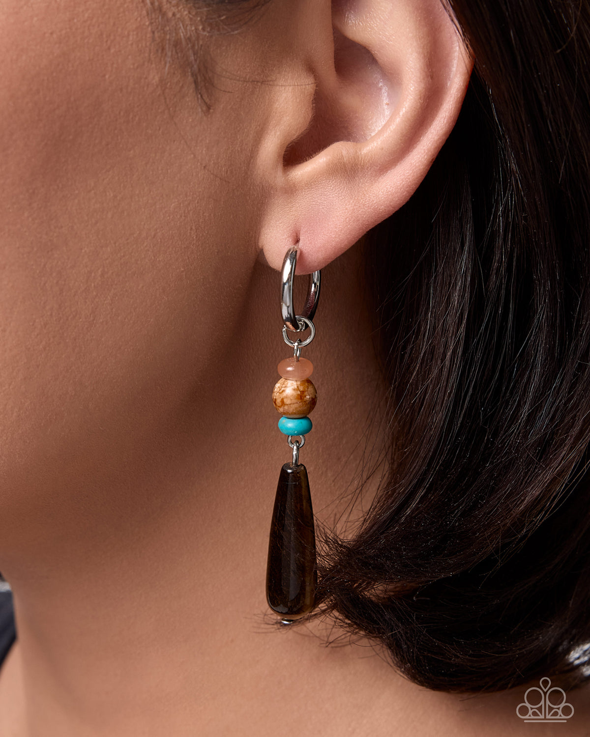 Changeable Convention - Multi - Paparazzi Earrings Charm