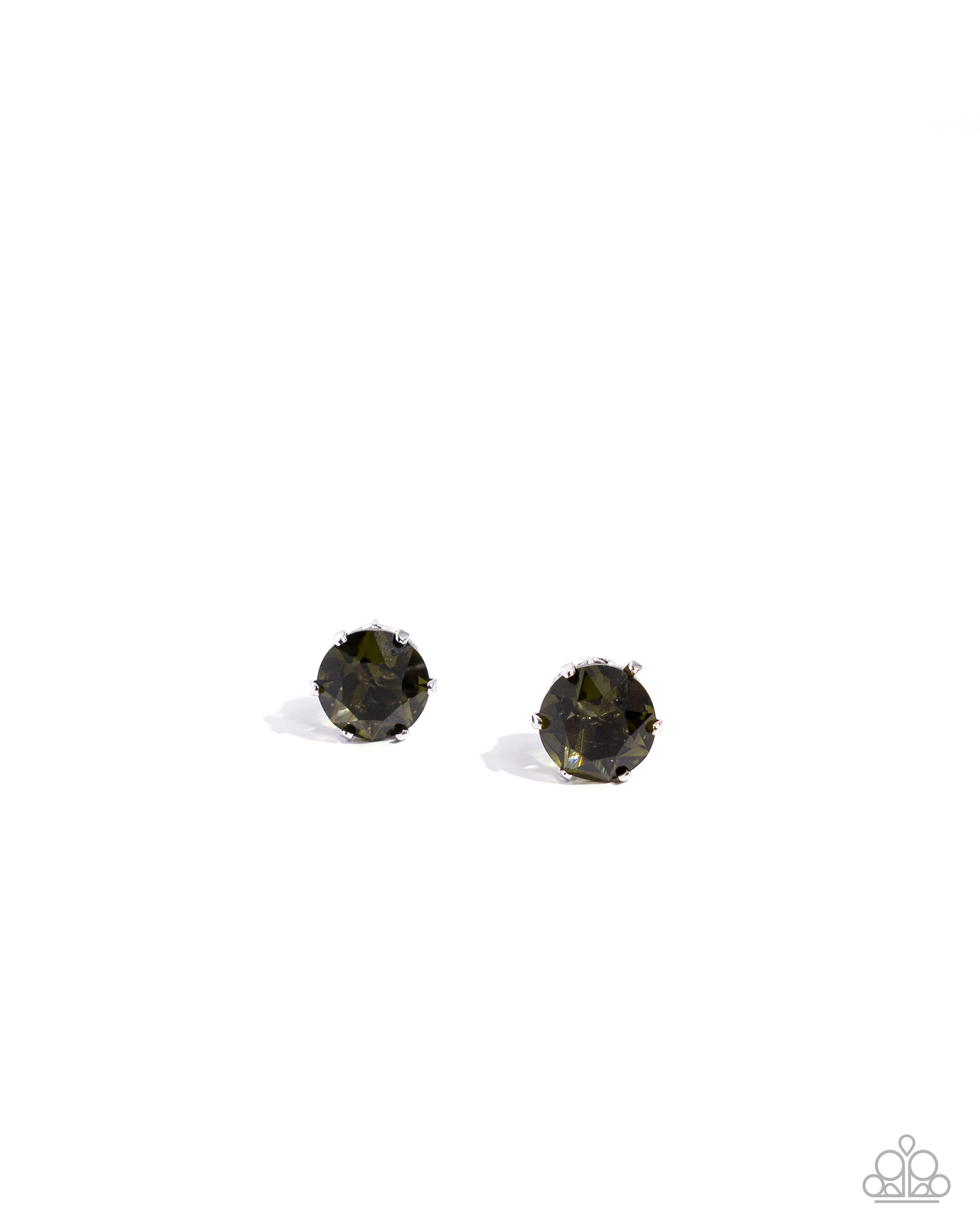 Birthstone Beauty - Green Necklace and Breathtaking Birthstone Green Stud Earrings (August)