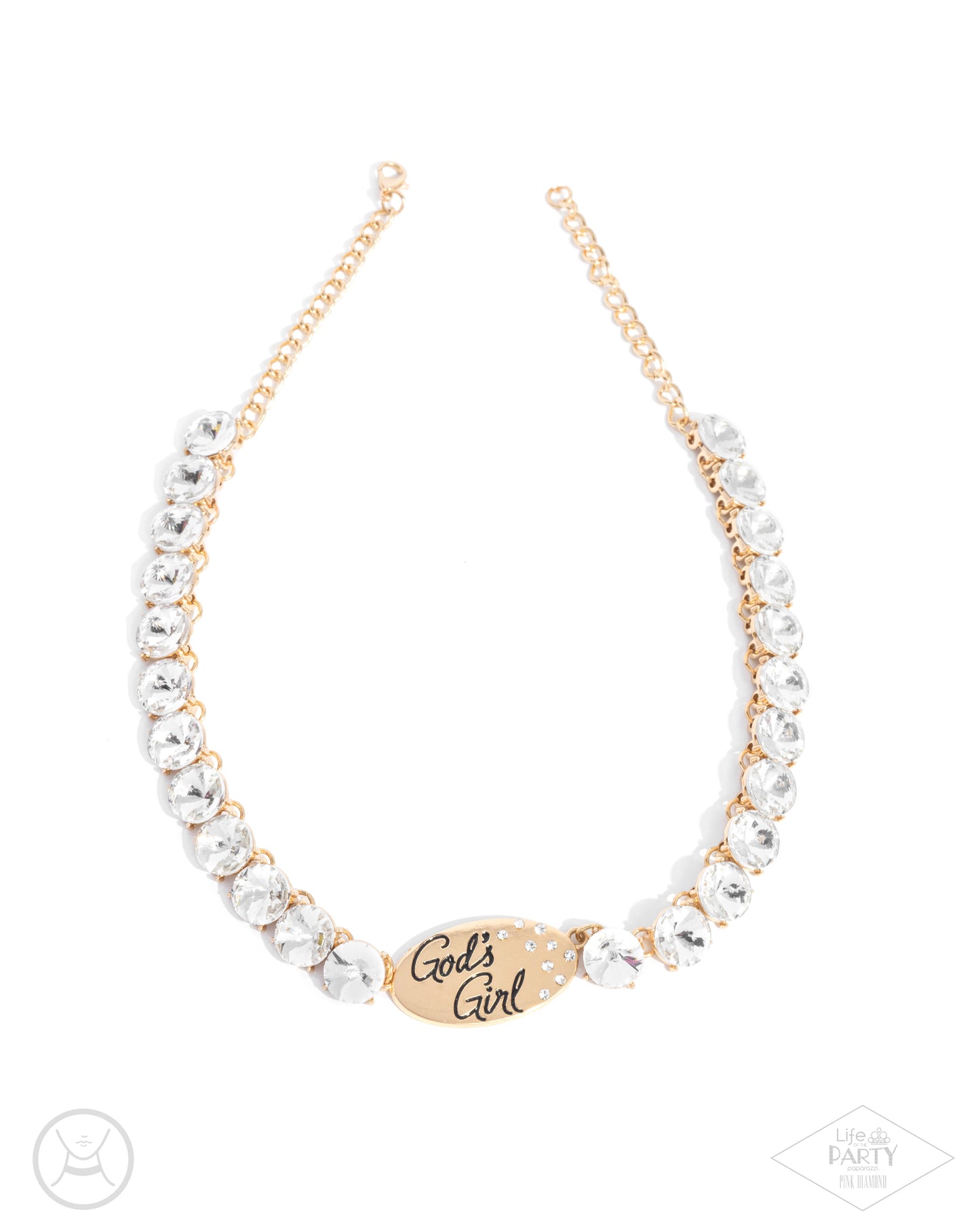 God’s Girl Gold - Paparazzi Choker Necklace