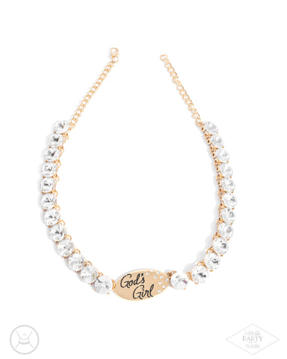 God’s Girl Gold - Paparazzi Choker Necklace