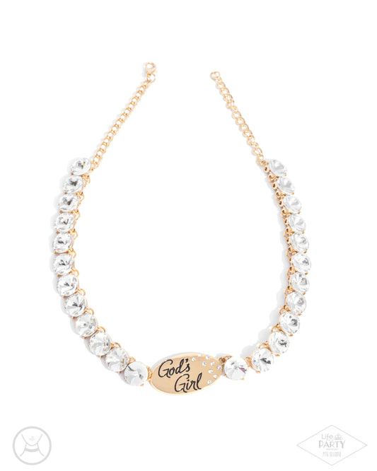 God’s Girl Gold - Paparazzi Choker Necklace