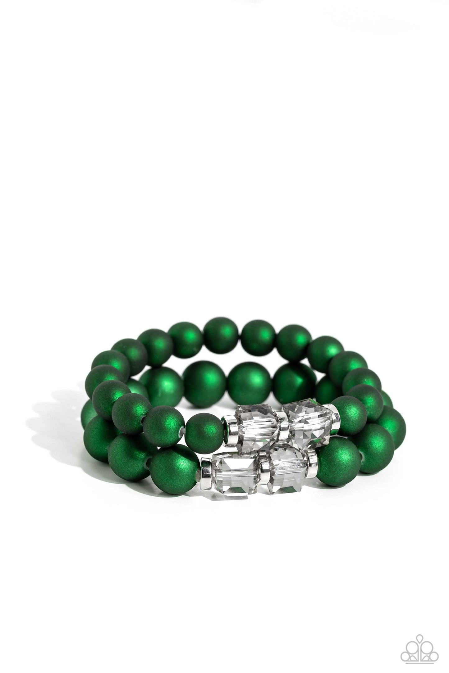 Shopaholic Season - Green Necklace and Shopaholic Showdown Bracelet