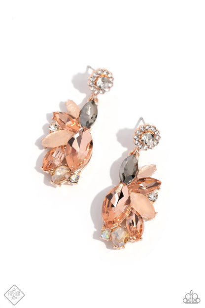 Soft Sashay - Rose Gold Earrings, Soft-Hearted Succession - Rose Gold Bracelet and Soft-Hearted Salvage - Rose Gold Ring