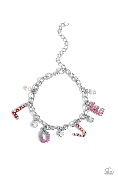 Admirable Assortment - Pink Earrings and Lovestruck Leisure - Pink Bracelet