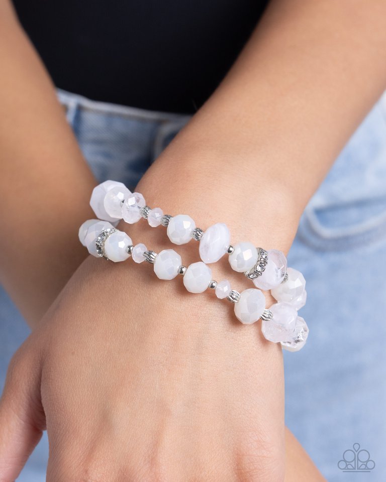 Faceted Fairy Tale - Paparazzi Bracelet