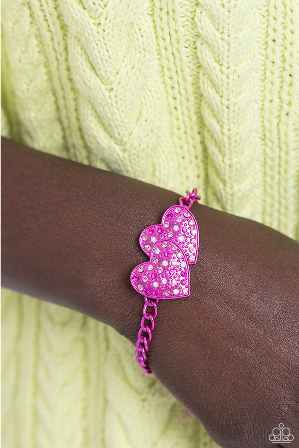 Low-Key Lovestruck - Pink and Lovestruck Lineup - Pink -Paparazzi Necklace and Bracelet Set