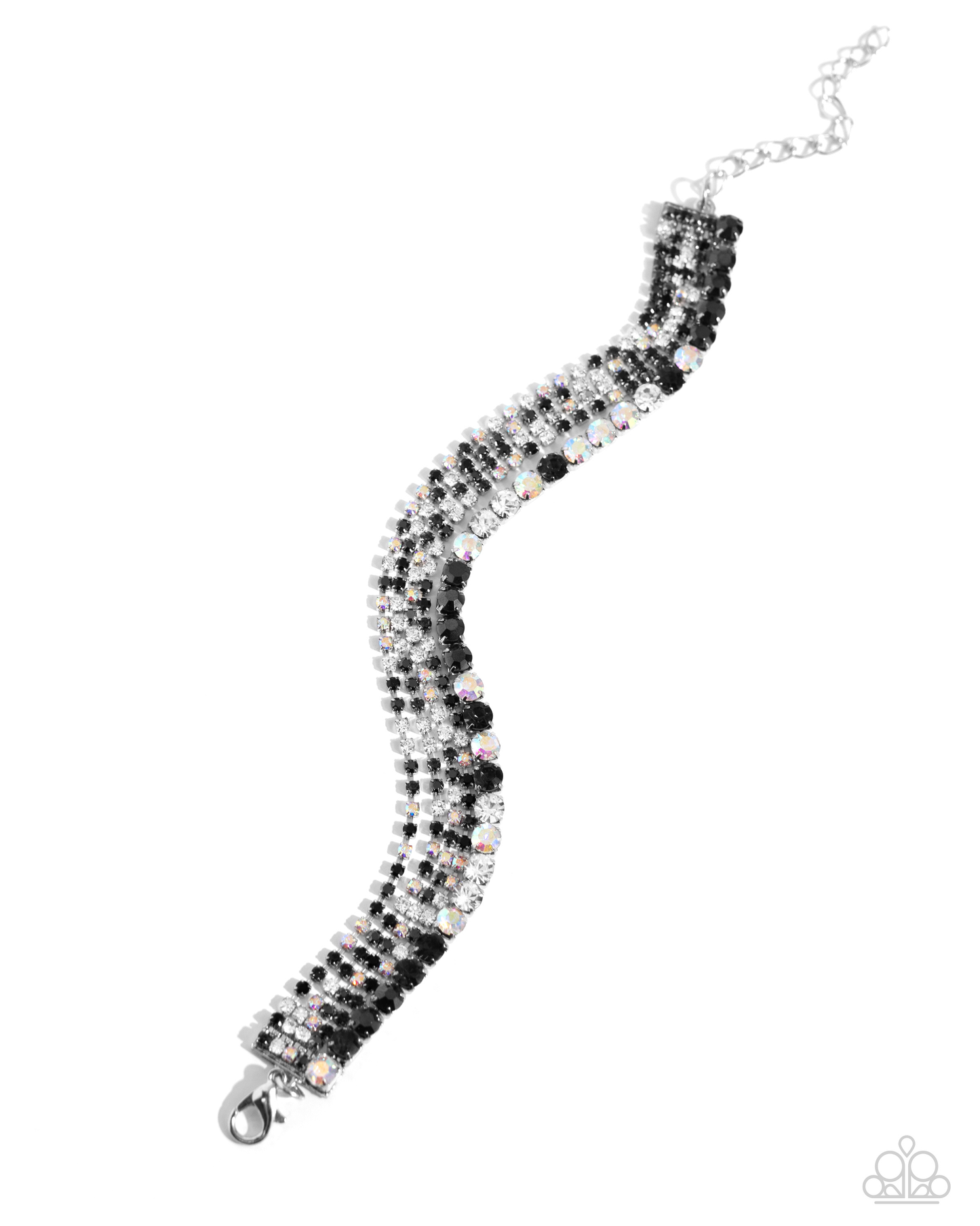 Chic Connection - Silver - Paparazzi Necklace and Serendipitous Strands - Silver Paparazzi Bracelet