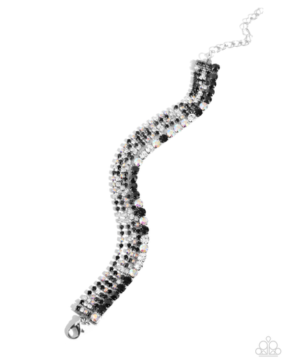 Chic Connection - Silver - Paparazzi Necklace and Serendipitous Strands - Silver Paparazzi Bracelet