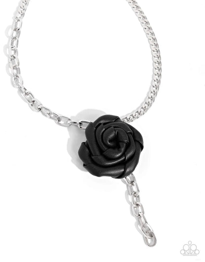 ROSE and Cons - Black Paparazzi Necklace