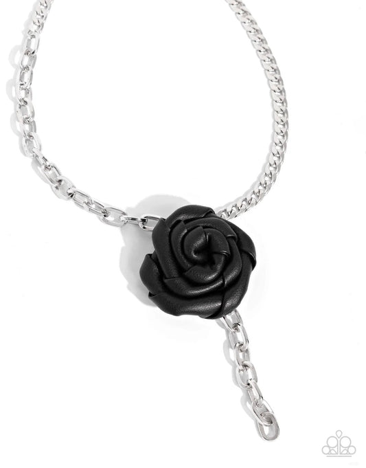 ROSE and Cons - Black Paparazzi Necklace