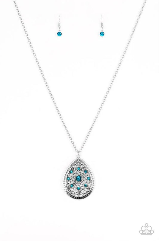 I Am Queen - Blue - Paparazzi Necklace