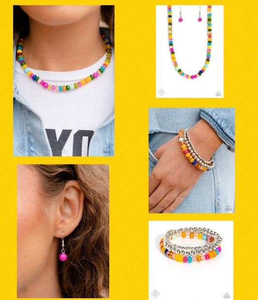 Headliner Hit - Multi Necklace and Standout Sensation - Multi Bracelet