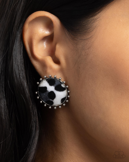 Cowhide Couture - Black - Paparazzi Necklace