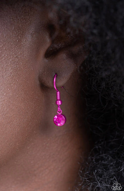 Low-Key Lovestruck - Pink and Lovestruck Lineup - Pink -Paparazzi Necklace and Bracelet Set