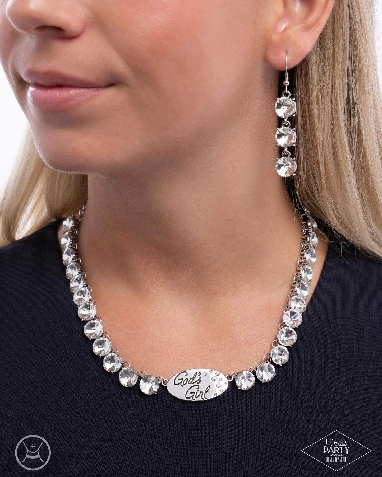 Gods Girl - White - Paparazzi Necklace