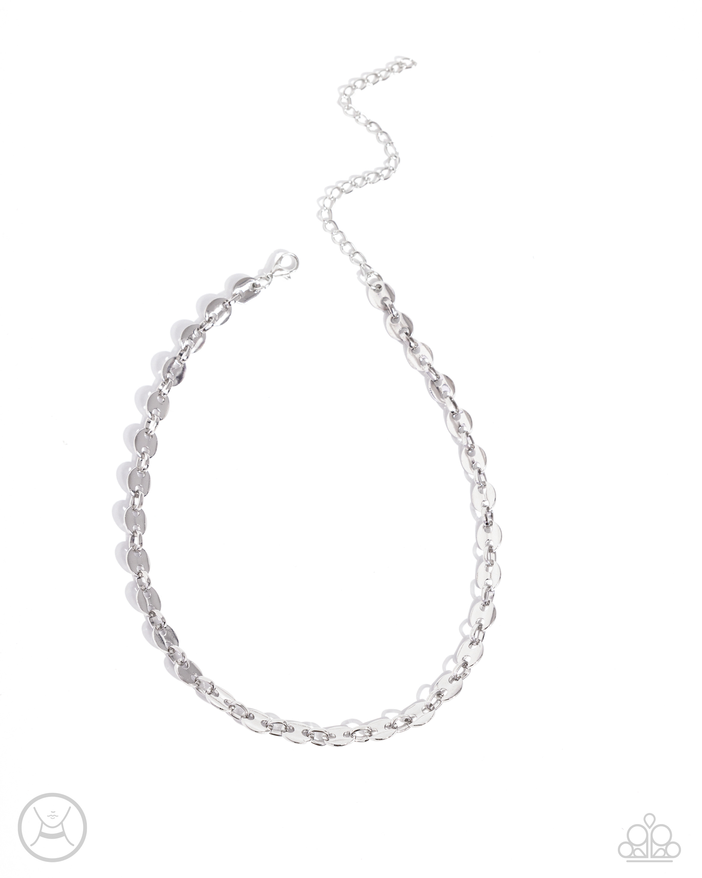 Abstract Advocate - Silver Necklace and Abstract Adventure - Silver - Paparazzi Set