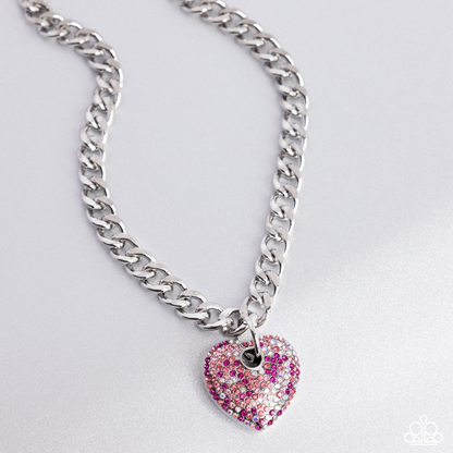 Ardent Affection - Pink - Paparazzi Necklace (Black Friday)