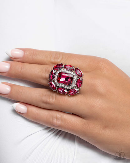 Follow Suit - Pink - Paparazzi Ring