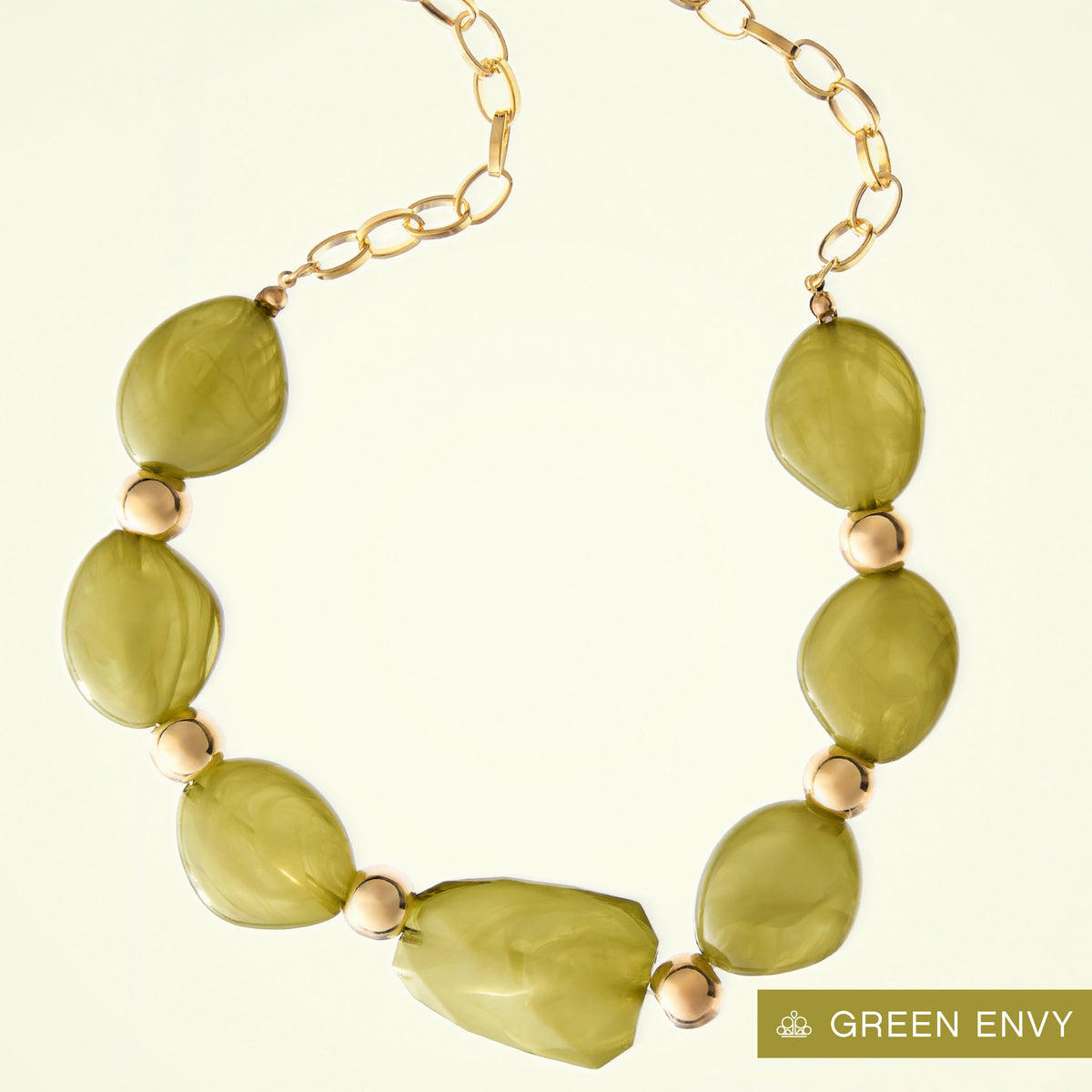 Validating Color - Green - Paparazzi Necklace