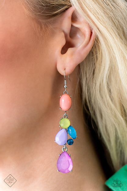 Puzzled Production - Multi Necklace, Elaborate Exhibition Multi Ring and Mystifying Matinee Multi Earrings (3-Piece Set)(2023 Glimpses of Malibu)