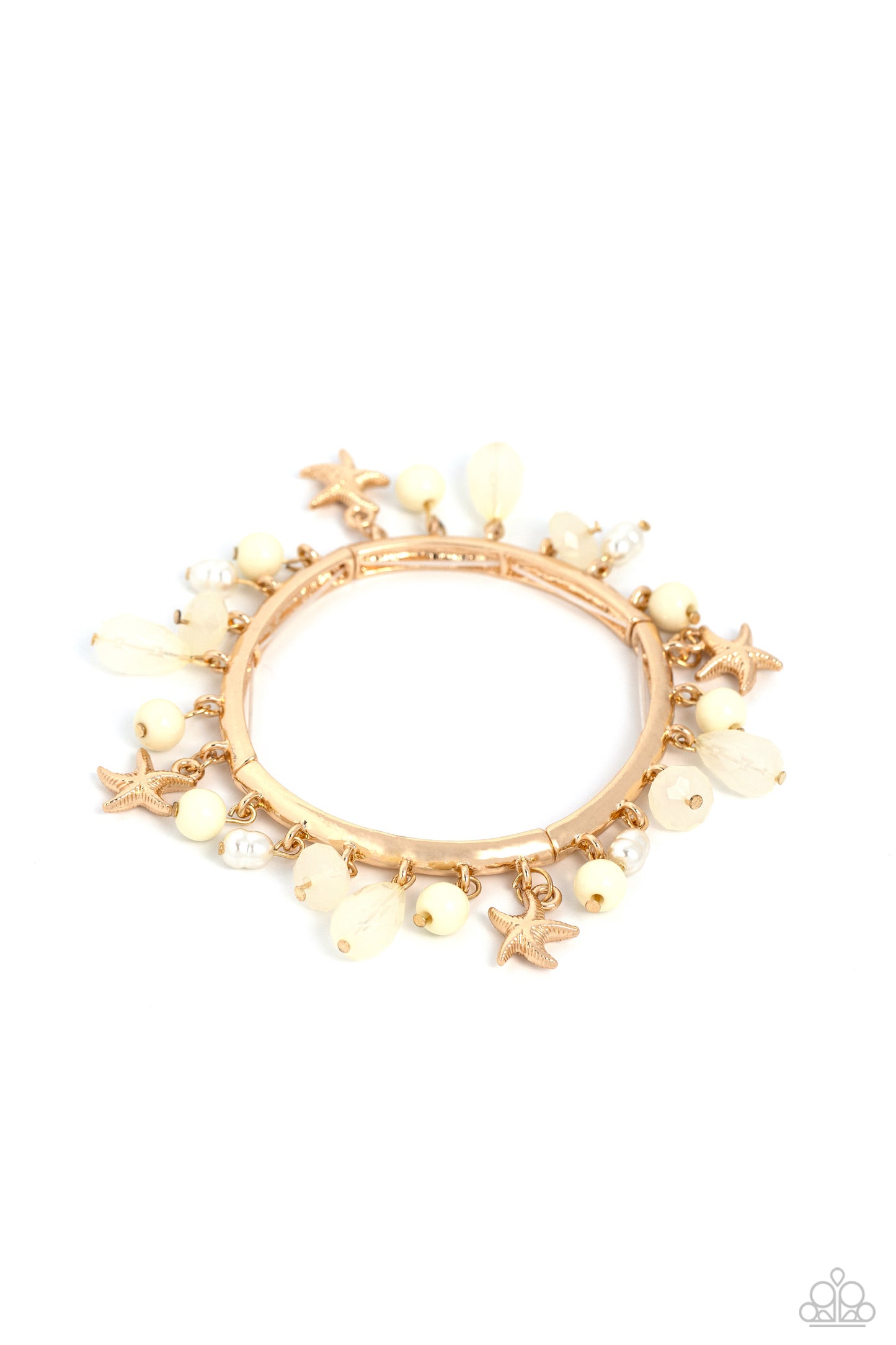 Surfer Serenade - Gold- Necklace and Sufur Shanty Paparazzi Bracelet