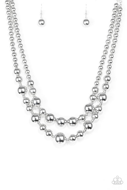I Double Dare You - Silver - Paparazzi Necklace