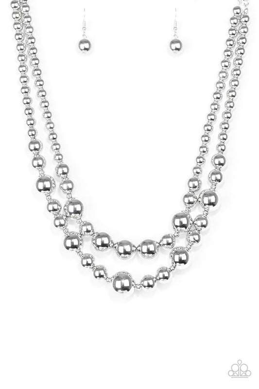 I Double Dare You - Silver - Paparazzi Necklace