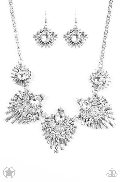 Miss You-niverse - Silver - Paparazzi Necklace