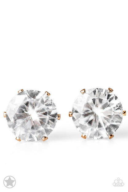Just In Timeless - Gold - Paparazzi Earrings