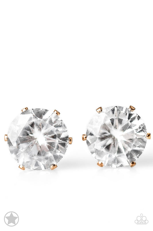 Just In Timeless - Gold - Paparazzi Earrings