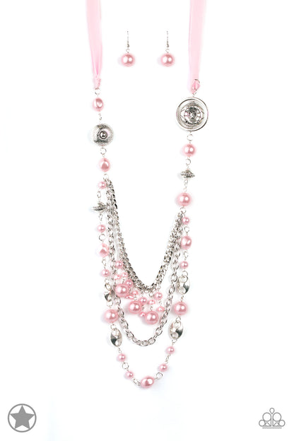 All The Trimmings - Pink - Paparazzi Necklace