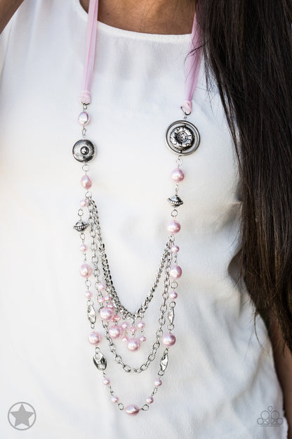 All The Trimmings - Pink - Paparazzi Necklace