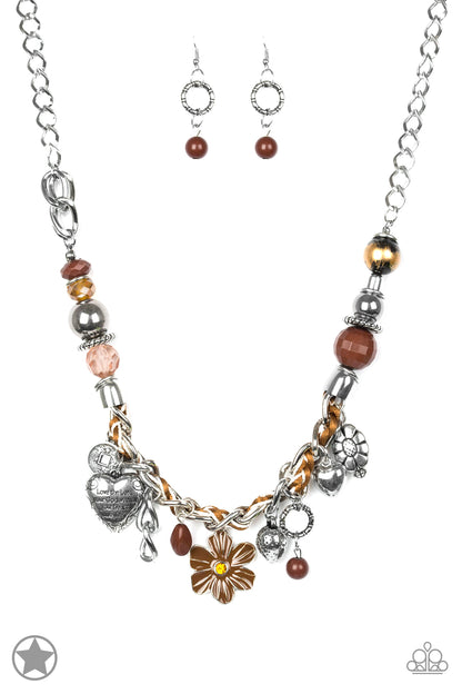 Charmed, I Am Sure - Brown - Paparazzi Necklace (Blockbuster)