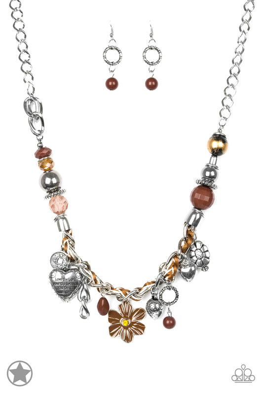 Charmed, I Am Sure - Brown - Paparazzi Necklace (Blockbuster)